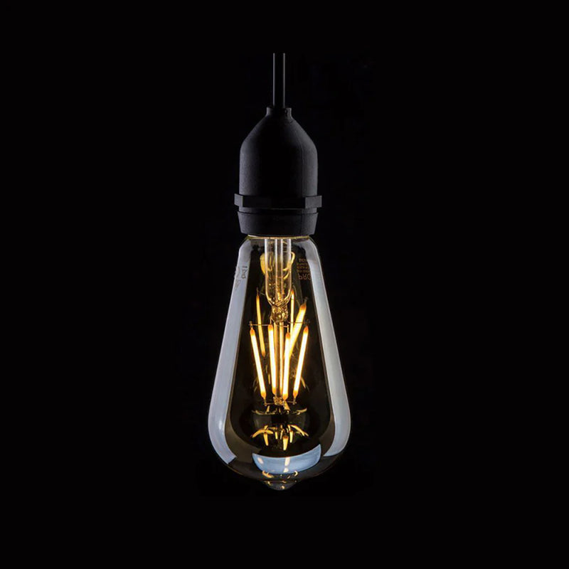 Casell Filament LED ST64 "Edison" Gold Tinted 240v 8w B22d 740lm 2200°k Dimmable - 0635635607364