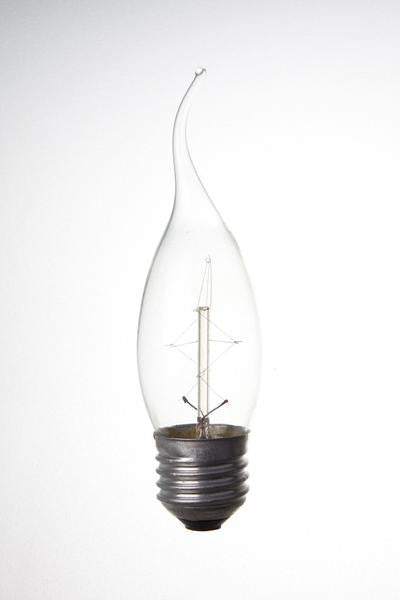 C25ES-CVDE - 240v 25w E27 35mm Clear CDV Decorative
