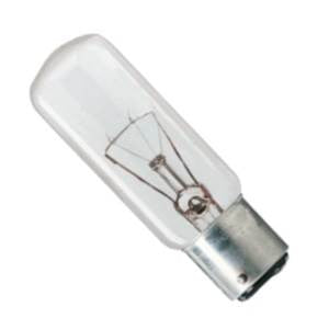 TUB22020BC - 220v 20w B22D T27X89mm Clear Miniature Other - The Lamp Company