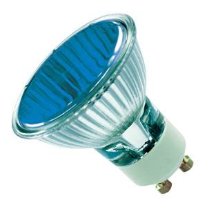 Casell P1650FL-B-PK-CA - 240v 50w GU10 51mm 25Deg Blue Halogen/Display Casell - Casell Lighting