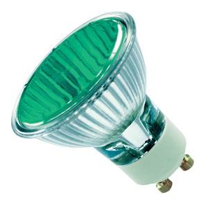 Casell P1650FL-G-PK-CA - 240v 50w GU10 51mm 25Deg Green Halogen/Display Casell - Casell Lighting
