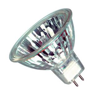Halogen Spot 20w 12v GU5.3 Casell Lighting 50mm MR16 24° Dichroic Glass Fronted Light Bulb - 10 Pk Halogen Bulbs Casell - Casell Lighting