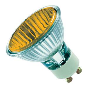 Casell P1650FL-A-PK-CA - 240v 50w GU10 51mm 25Deg Amber Halogen/Display Casell - Casell Lighting