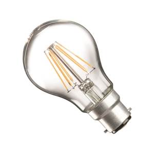 Casell GLL8BC-82DBX-CA - Filament LED A60 240v 8w B22d 828 Dim LEDs Casell - Casell Lighting