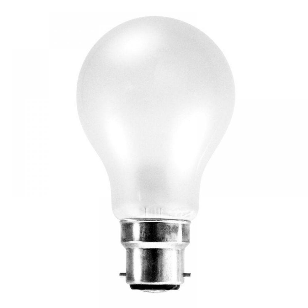 GLS 60W Light Bulb BC / B22 - Pearl - 50V Incandescent Lamps Casell - Casell Lighting