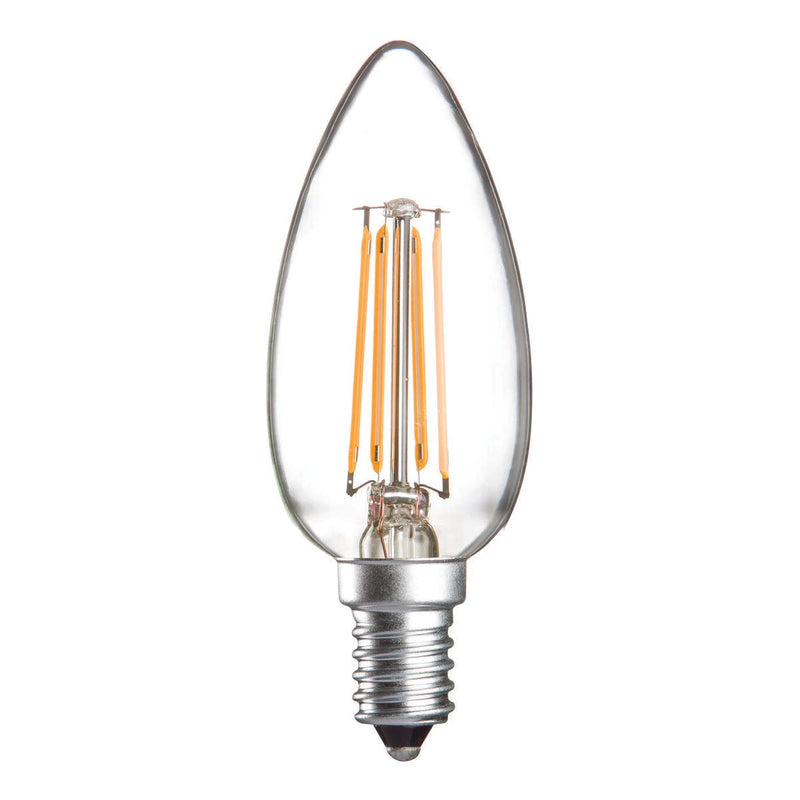 Casell CL4SES-82DBX-CA - Filament LED Candle 240v 4w E14 828 Dim LED Light Bulbs Casell - Casell Lighting