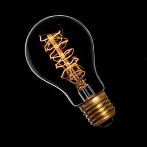 Casell GL40ES-DEDL-CA - 240v 40w E27 Clear Deluxe Decorative General Lighting Casell  - Casell Lighting