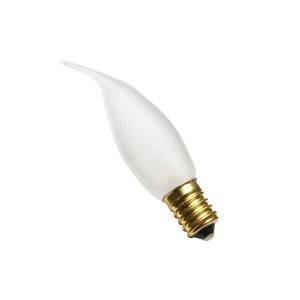 Casell Candle 40w E14/SES 240v Casell Lighting Frosted ""Coupe De Vente"" Bent Tipped Light Bulb - 35mm Incandescent Lamps Casell - Casell Lighting