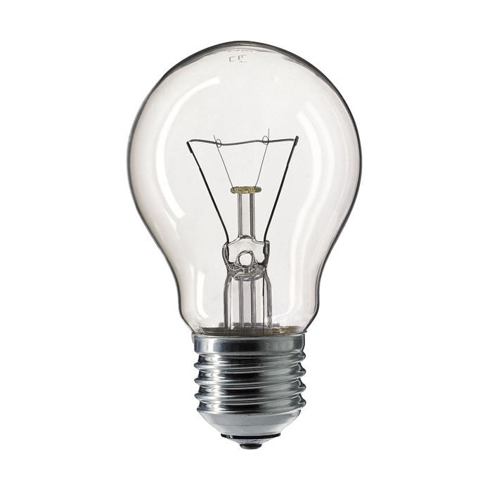 GLS 60W Light Bulb ES / E27 Light Bulb - Clear - 50v Incandescent Lamps Casell  - Casell Lighting