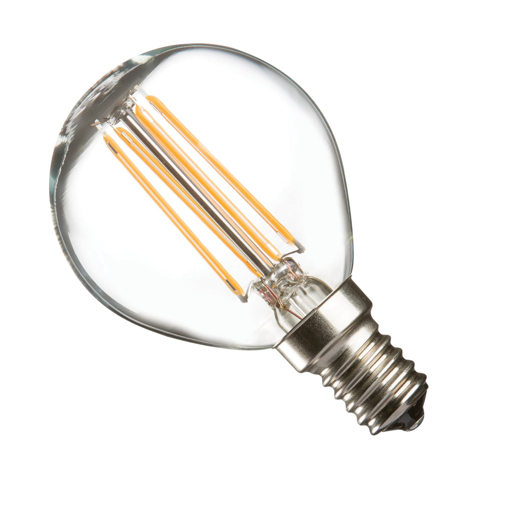 Casell Filament LED Golf Ball 240v 4w E14 440lm 2700°k Dimmable - 0635635589134 LED Light Bulbs Casell  - Casell Lighting