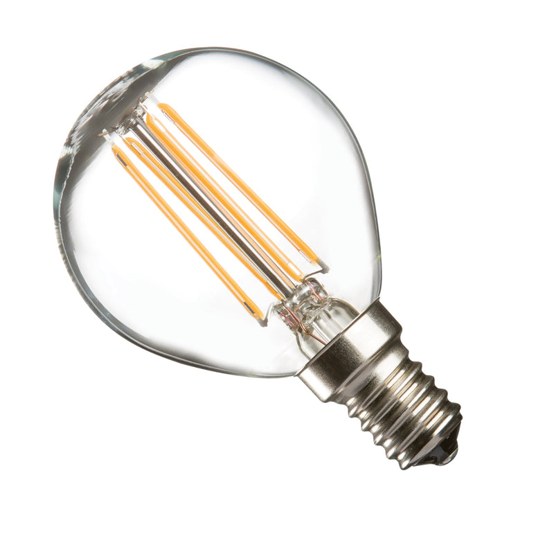 Casell Filament LED Golf Ball 240v 4w E14 440lm 2700°k Dimmable - 0635635589134 LED Light Bulbs Casell  - Casell Lighting