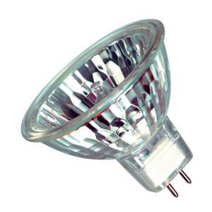 Halogen Spot 20w 12v GU5.3 Iwasaki JR1252 - 50mm MR16 23° Dichroic Glass Fronted Light Bulb Halogen Bulbs Casell  - Casell Lighting