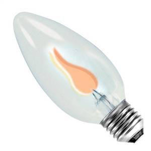 Flicker Flame Candle Bulb 3W ES / E27 Incandescent Lamps Casell  - Casell Lighting
