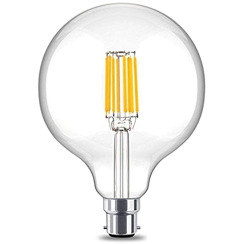 Ampoule LED allongée Aluminor transparente à filament 8W - Culot