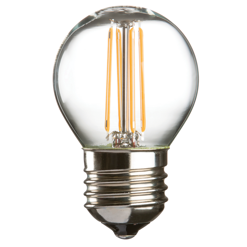 Casell Filament LED Golf Ball 240v 4w E27 440lm 2700°k Dimmable - 0635635589110 LED Light Bulbs Casell  - Casell Lighting