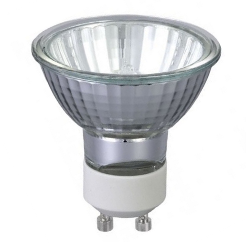 GU10 50W Spot Bulb - 51mm 25Deg Aluminium Halogen Bulbs Casell  - Casell Lighting