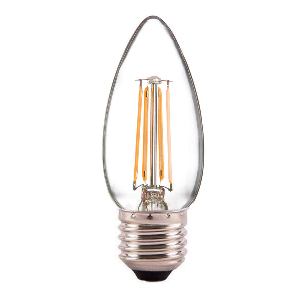 Casell Filament LED Candle 240v 4w E27 440lm 2700°k Dimmable - 0635635589073 LED Light Bulbs Casell  - Casell Lighting