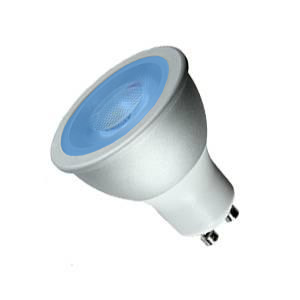 Casell 240v 6w LED GU10 Dimmable 480 Lumens - BLUE - 38° Flood Beam LED Light Bulbs Casell  - Casell Lighting