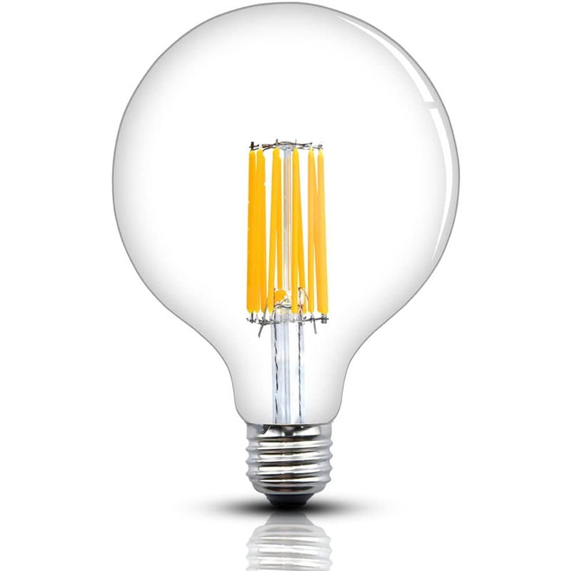 Casell Filament LED G125 Globe 240v 8w E27 850lm 2700°k Dimmable - 0635635589165 LED Light Bulbs Casell  - Casell Lighting