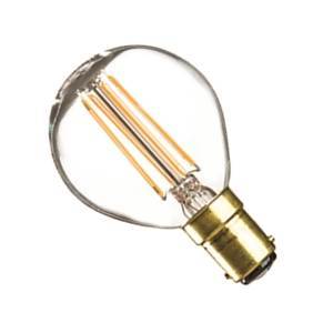 Casell Filament LED Golf Ball 240v 4w B15d 440lm 4000°k Dimmable - 0635635606527 LED Lighting Casell  - Casell Lighting