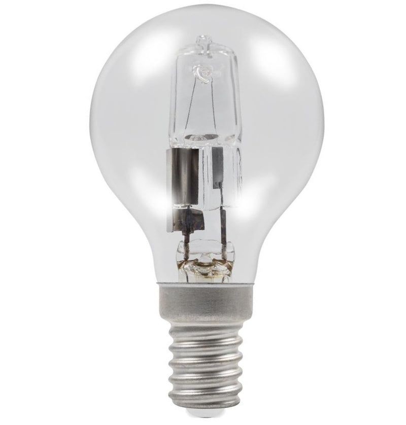 Casell GB18SES-H-CA - Golf Ball 18w E14/SES 240v Clear Energy Saving Halogen Light Bulb Halogen Energy Savers Casell  - Casell Lighting