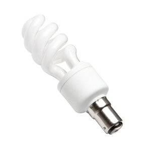 Low Energy Spiral 9W SBC / B15 - Warm White Compact Fluorescent Lamps Casell  - Casell Lighting