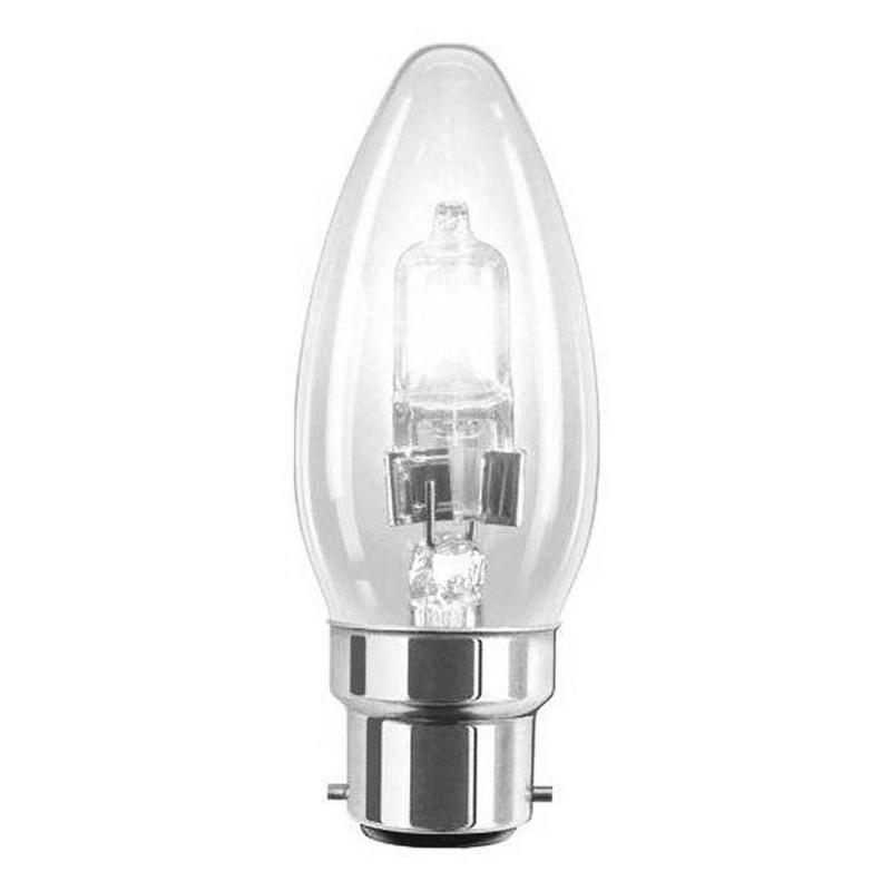 Casell C28BC-H-CA - 240v 28w Ba22d 35mm Clear Candle Halogen Energy Saver Halogen Energy Savers Casell  - Casell Lighting